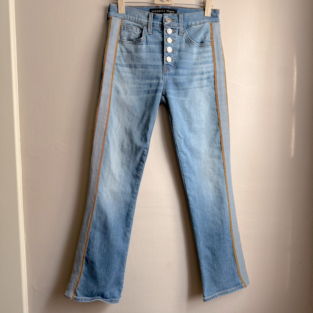 Veronica Beard Carolyn High-Rise Baby Boot Jeans Size 25 / 0